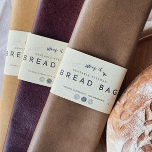 beeswax bread bag,sourdough bread, beeswax wrap