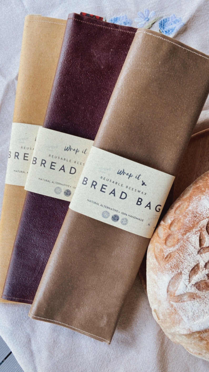 beeswax bread bag,sourdough bread, beeswax wrap