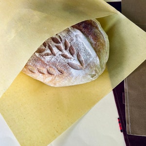 beeswax bread bag,sourdough bread, beeswax wrap