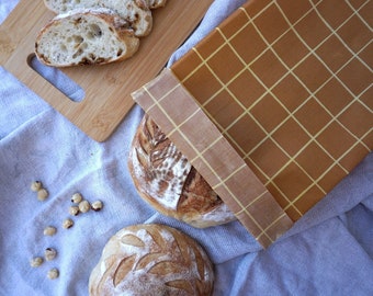 XL Brotbeutel aus Bienenwachs