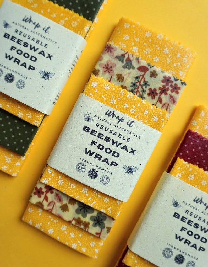 WrapitWrapper Beeswax Food Wraps - Thumbnail 4