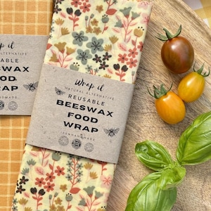XL Wiederverwendbare Bienenwachs Wrap: Sauerteigbrot Wrap - 16x16 oder 20x20