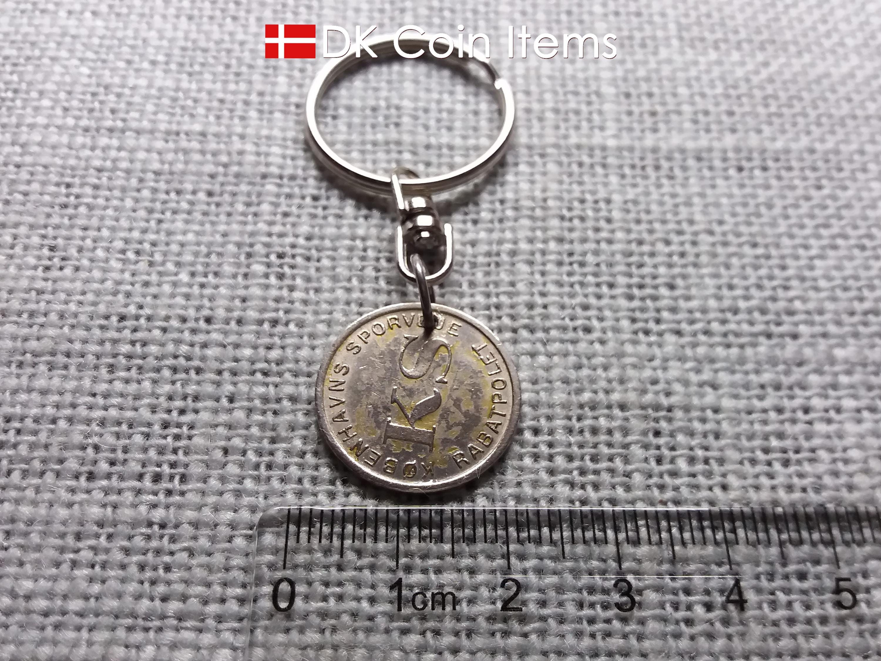Danish Little Mermaid Keychain: Copenhagen Vintage Token Coin 1966-1967 ...