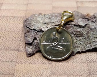 Danish Little Mermaid Coin Charm – Copenhagen Fare Token, 1966-1967