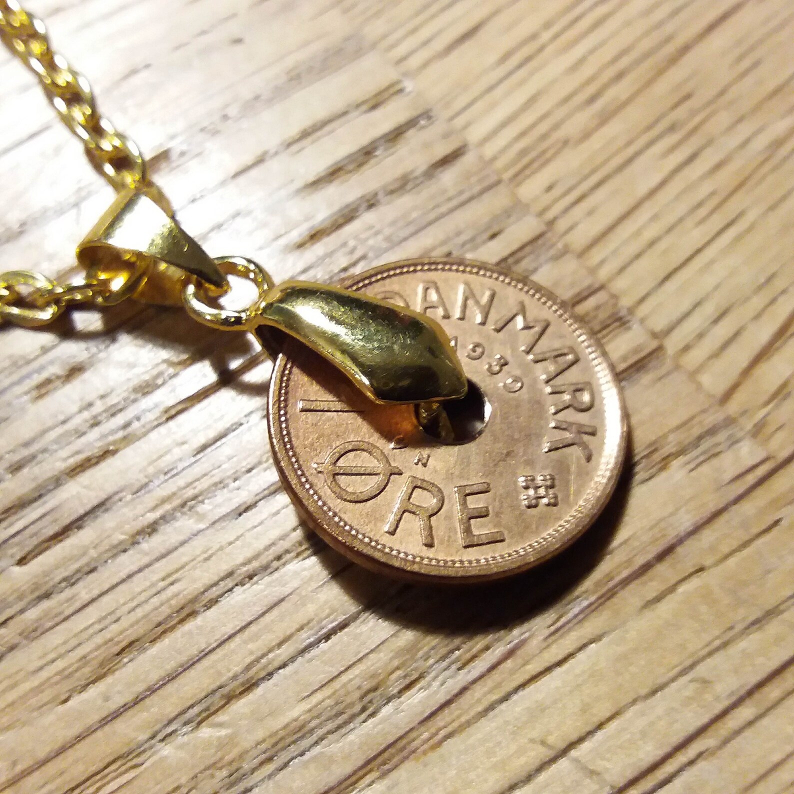 Collier pendentif de pièce de monnaie de 1939. 82 ans 1 Etsy