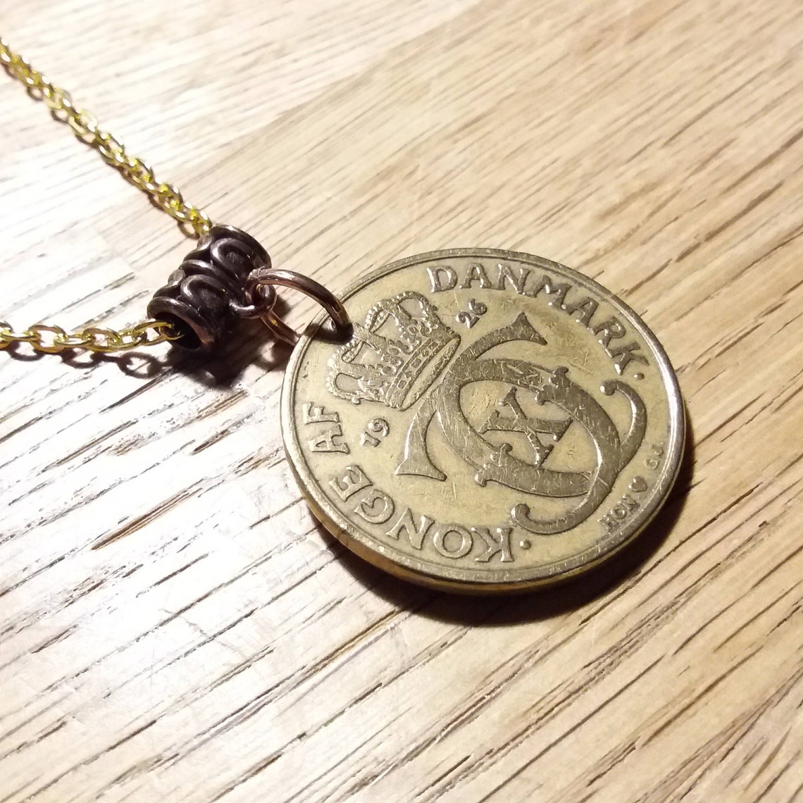 Collier pendentif en pièces de monnaie de 1926. 95 ans 2 Etsy