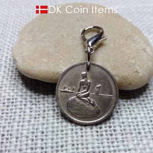 Bedel kleine zeemeermin Denemarken - vintage token Kopenhagen 1966-1967 - beeldhouwkunst kleine zeemeermin - Deens sprookjessouvenir