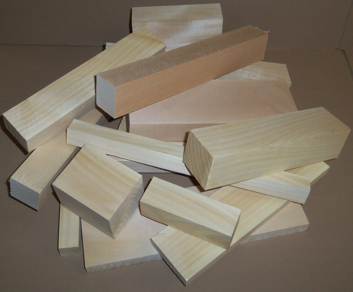 Lindenholz, Linde, Schnitzholz, Schnitzen, Drechseln, Basteln, Modellbau Etsy.de
