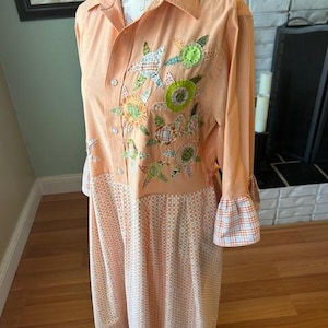 MARIGOLD Spolverino da donna cucito a mano e riciclato - Taglia S/M