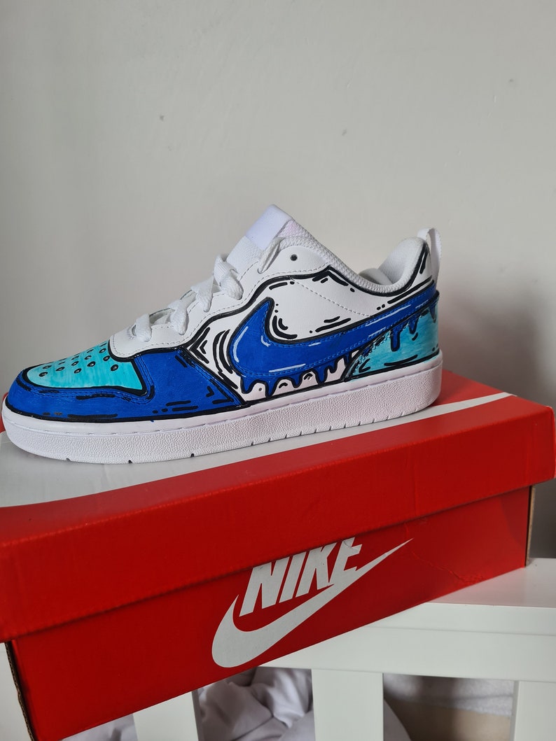 Trainers Paint Drips Etsy