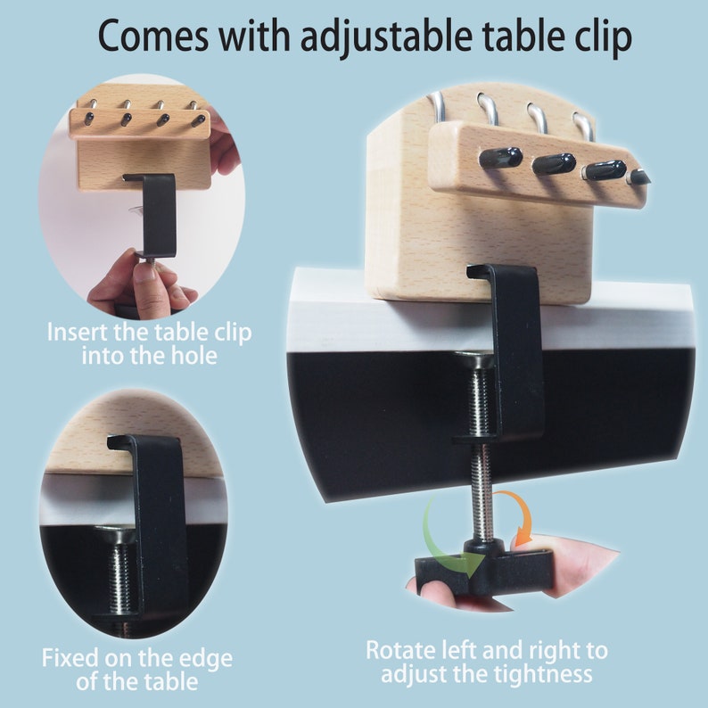 Fringe Twister With 4 Clips Wood Cord Maker Tool for Quickly Etsy