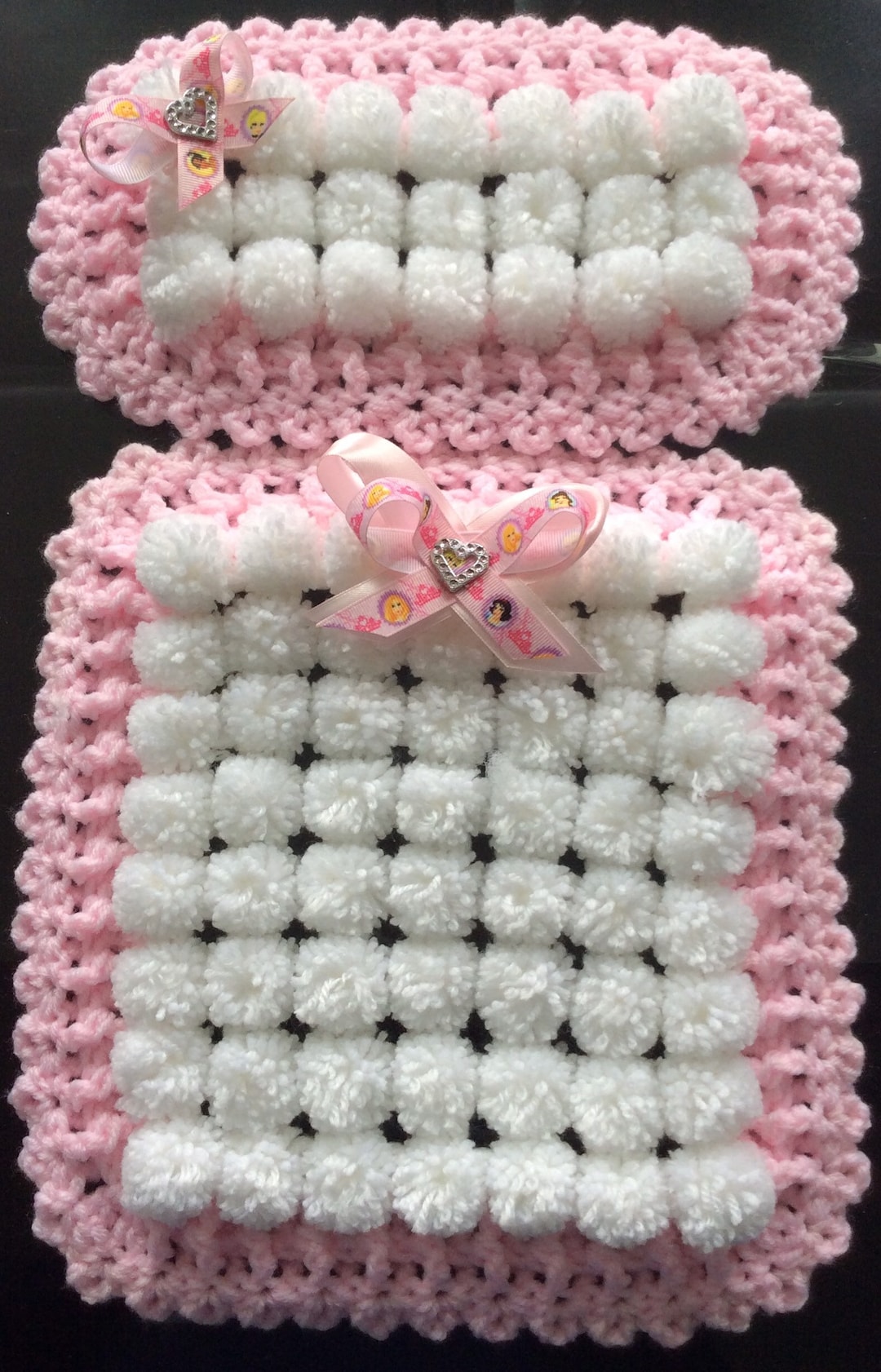 Beautiful Handmade Dolls Pram Cover and Pillow Etsy UK