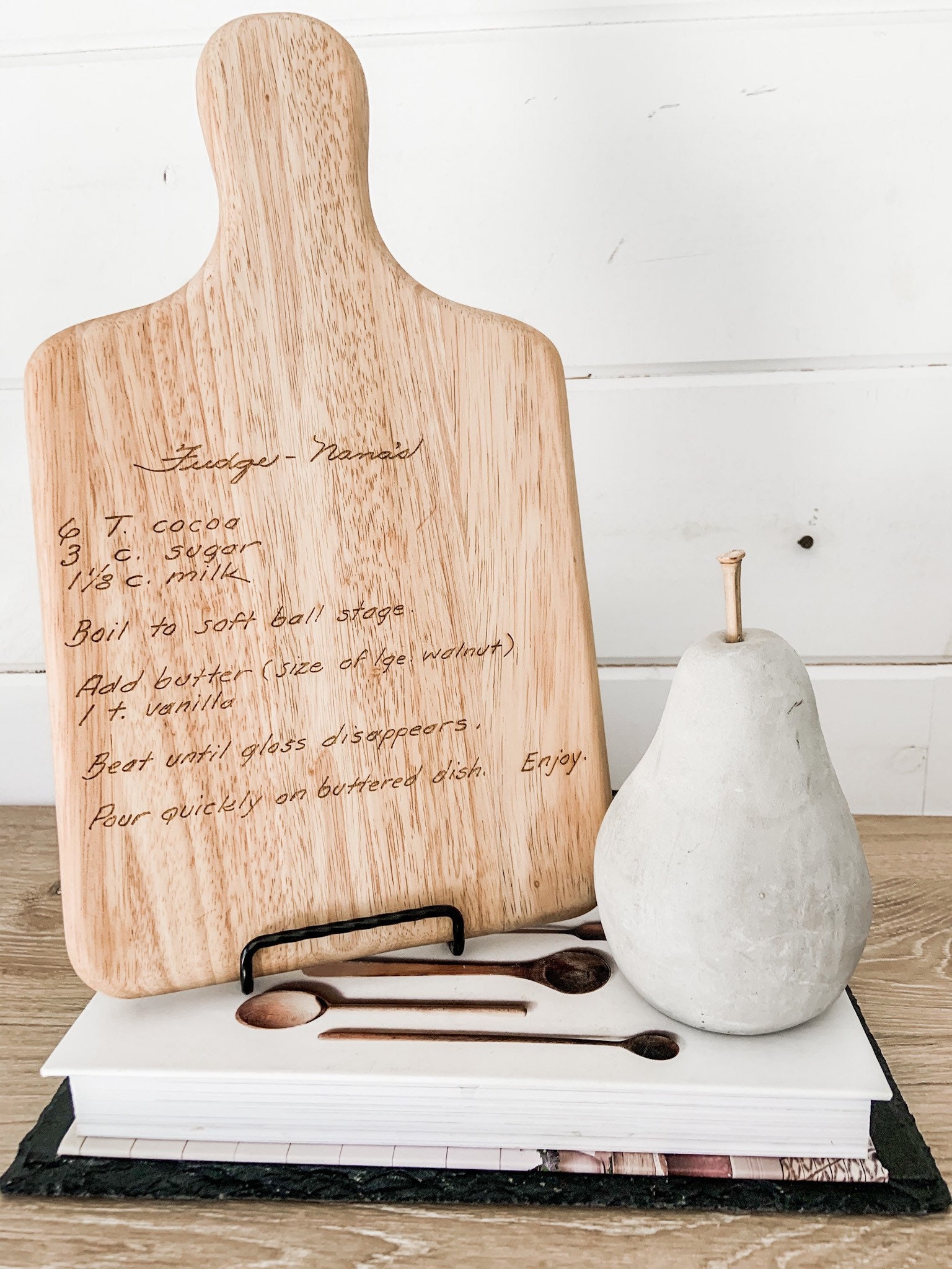 Custom recipe board. Laser engraved 13 board. recipe Etsy