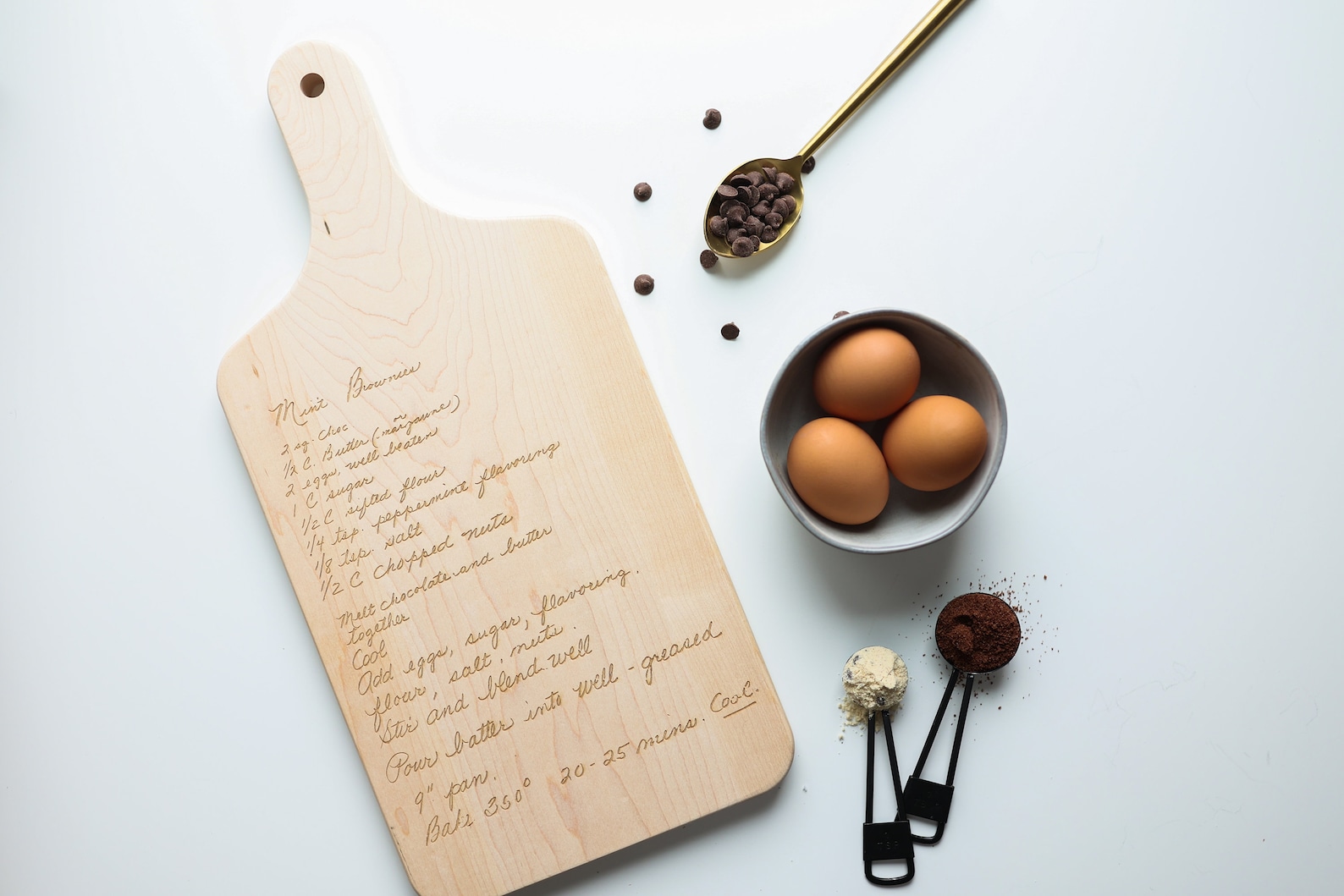Handwritten Recipe Engraved Cutting Board Etsy