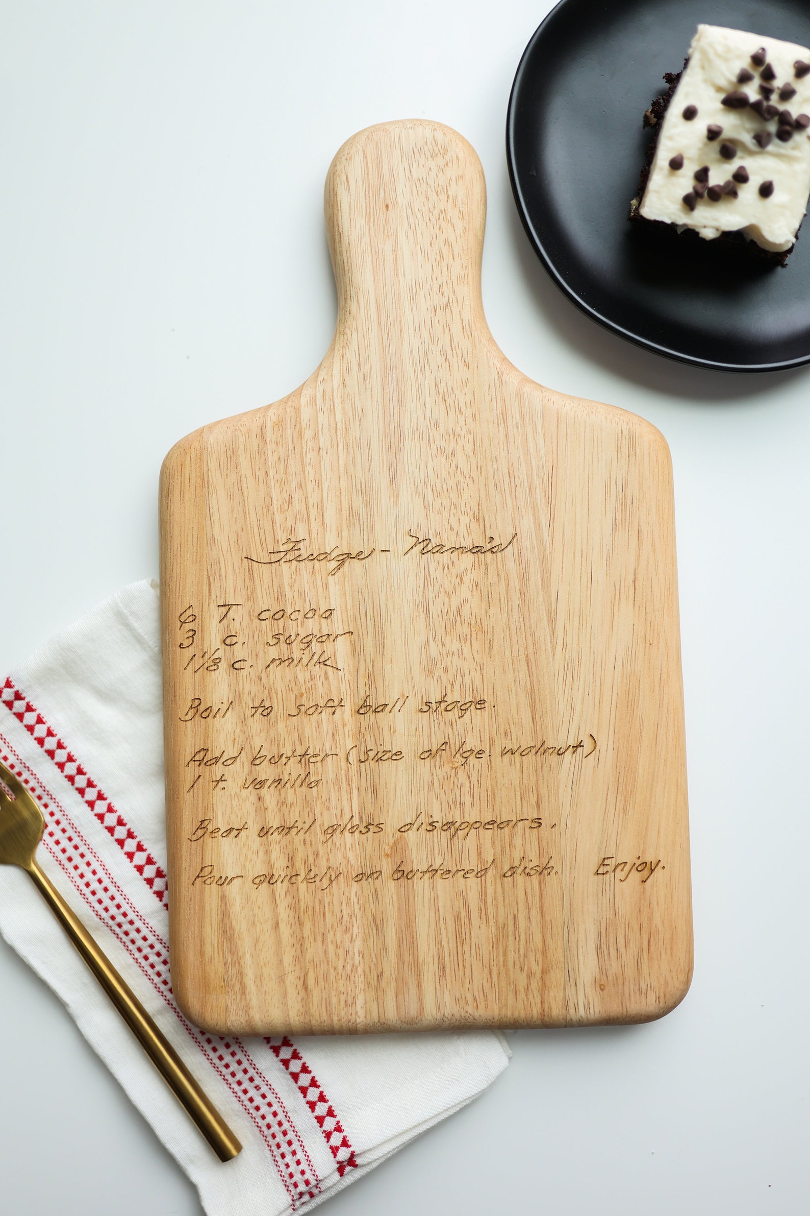 Custom recipe board. Laser engraved 13 board. recipe Etsy