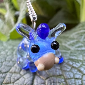 Lampworked Donkey Necklace