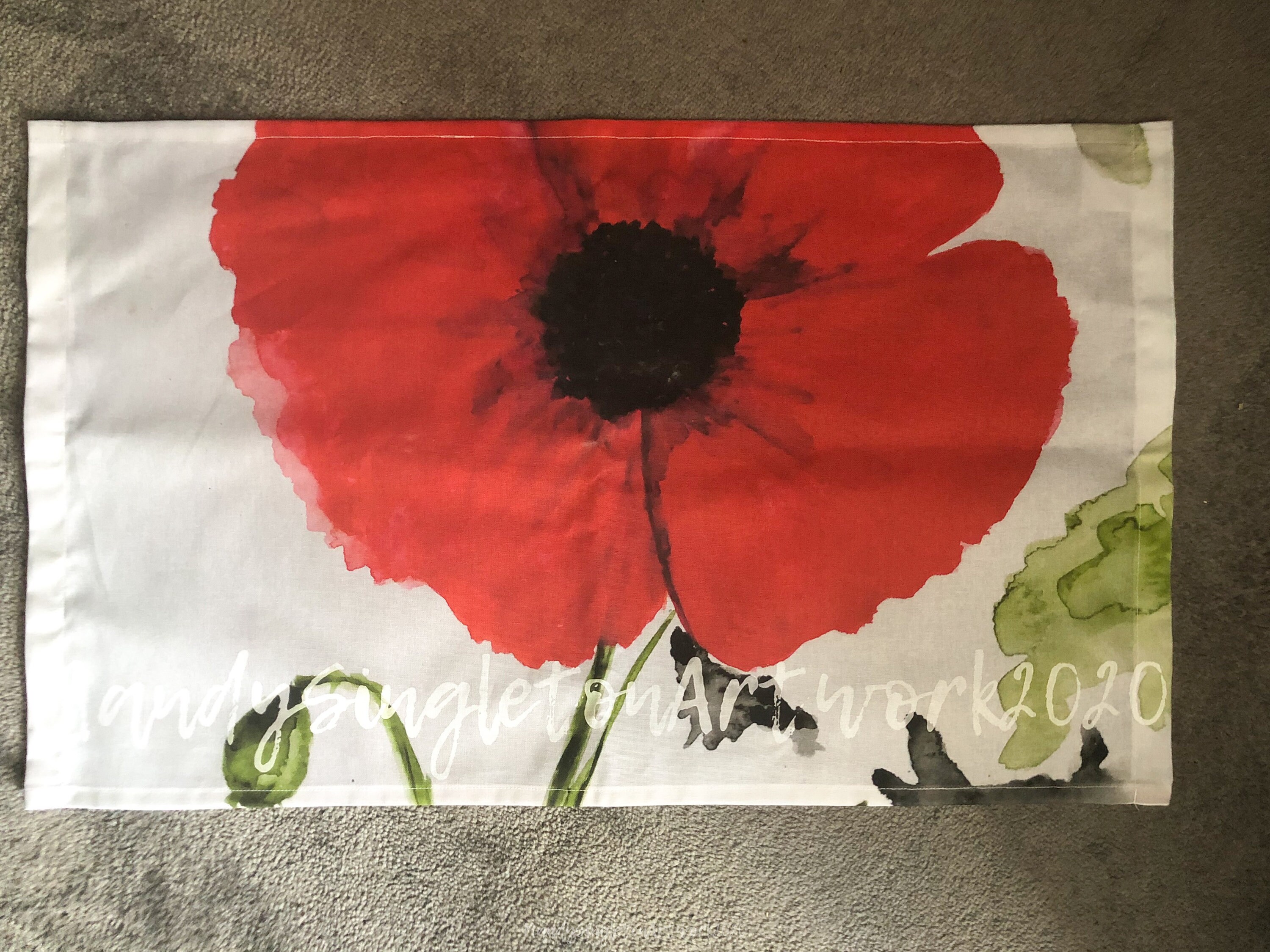Poppy placemats red poppy picture red poppy tableware Etsy