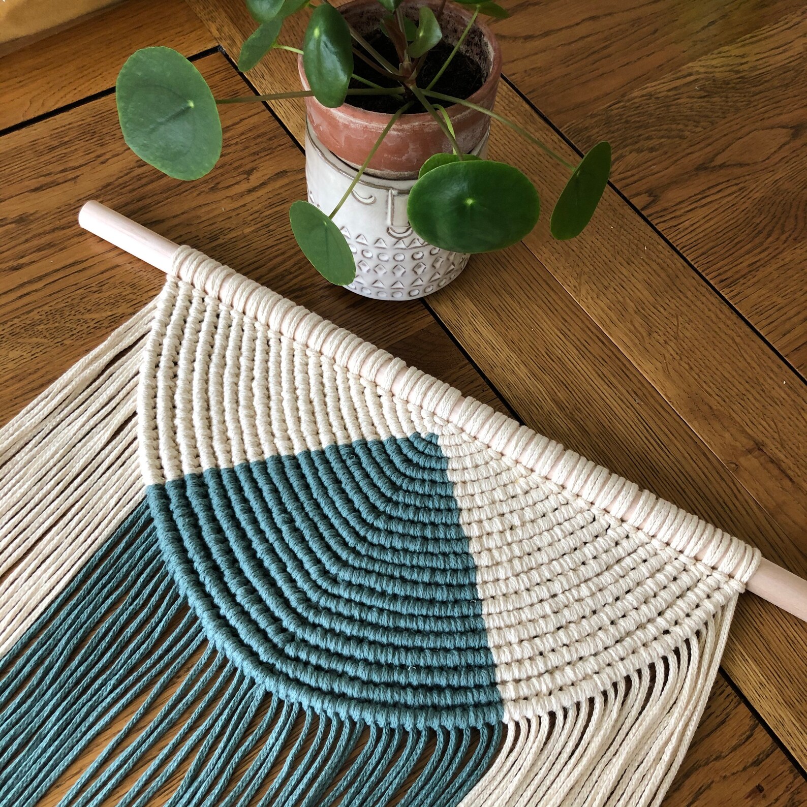 Macrame Semi Circle Wall Hanging Macrame Wall Hanging Wall Etsy