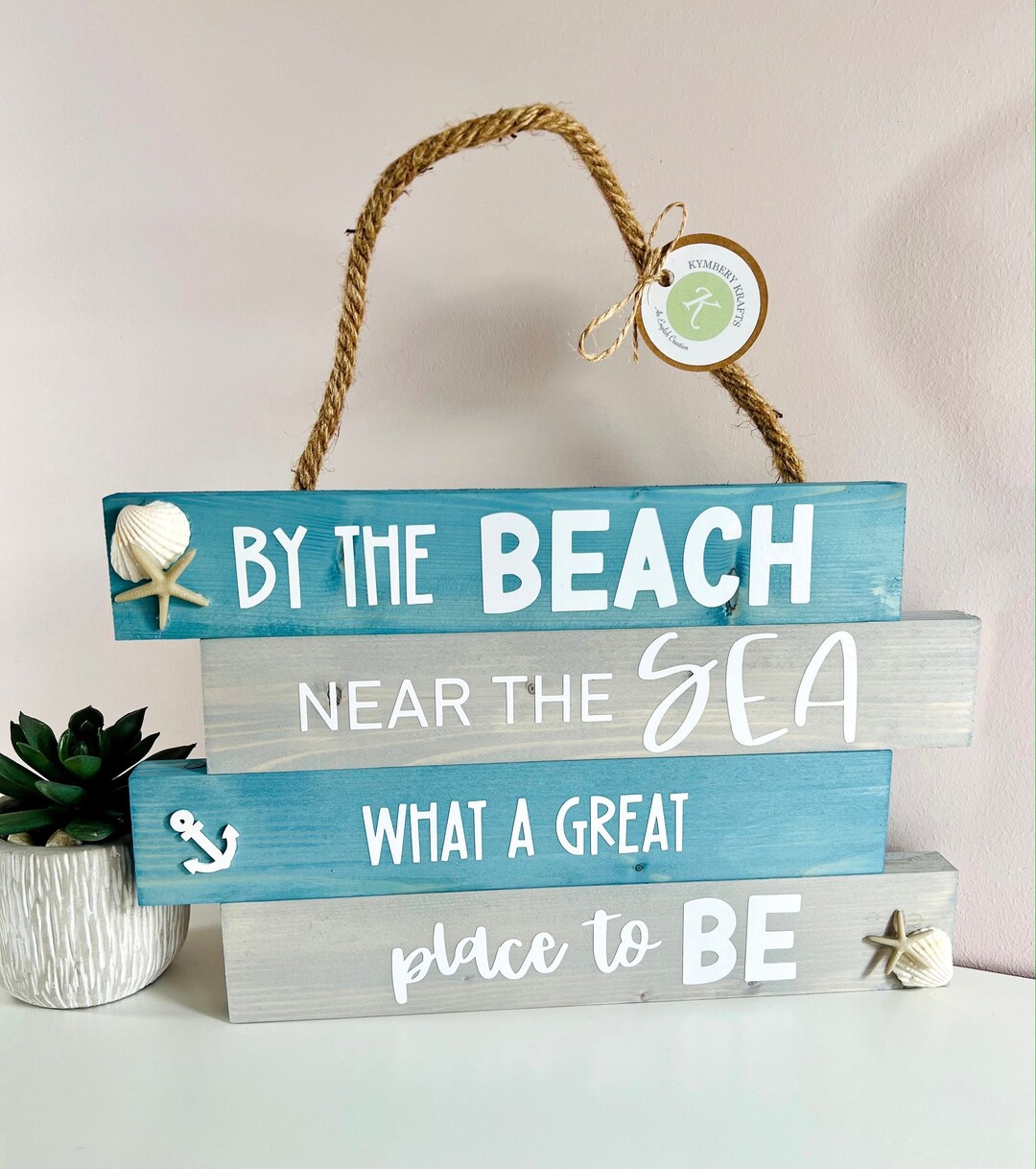 Beach Sign - 'by the Beach' - Etsy UK
