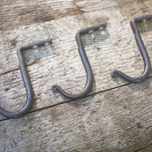 Forged ceiling hooks, under cabinet, under shelf, mug holder, kitchen hooks.