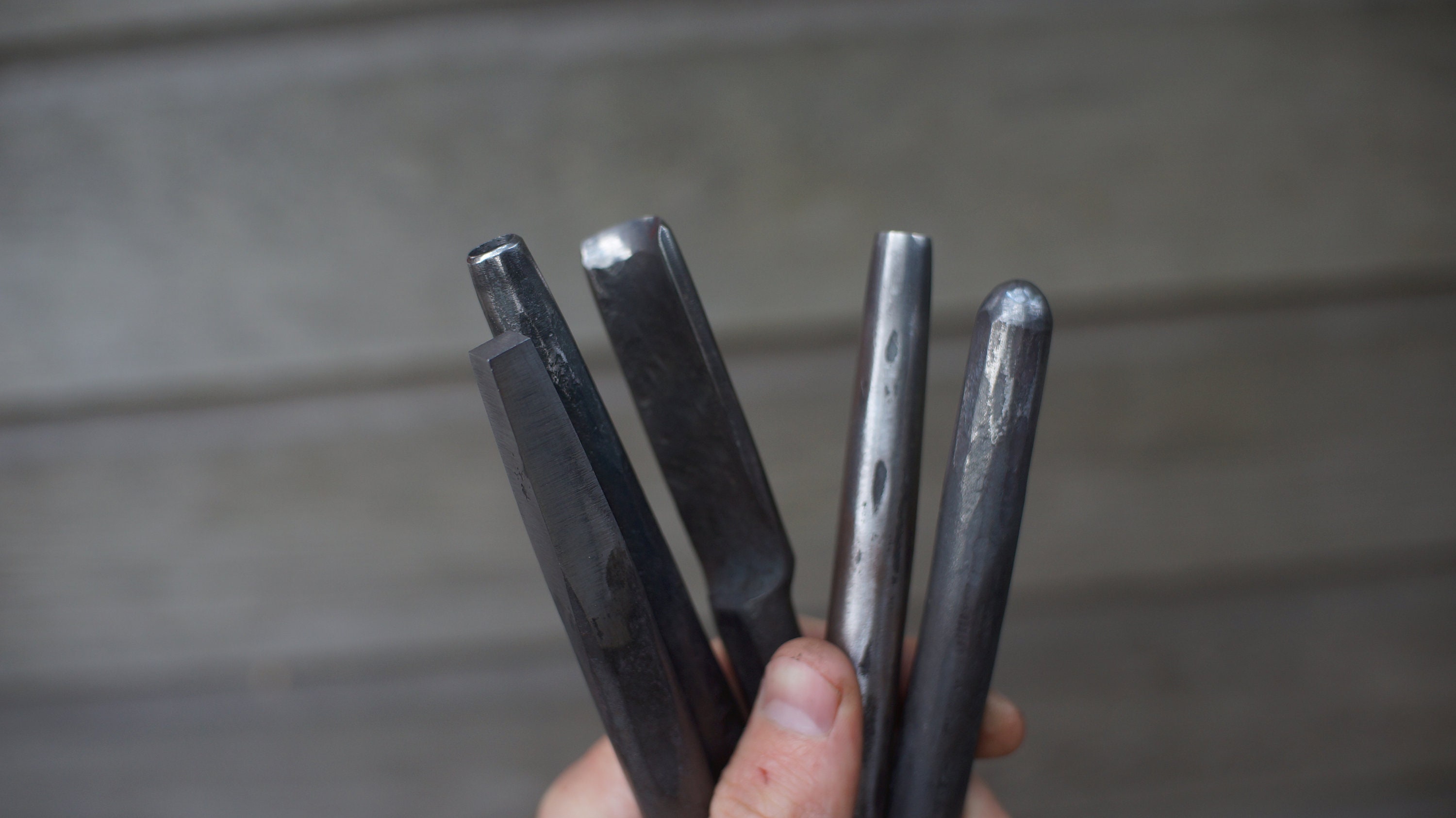 Blacksmith punch drift chisel set. Etsy