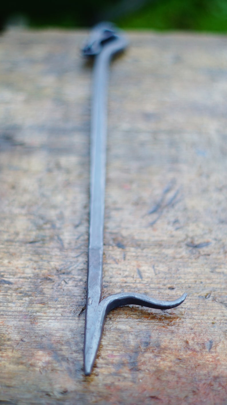 Forged Rams Head Fire Poker. Personalized / Custom. - Etsy