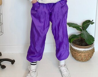 nike nylon colour block popper pants