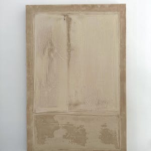 Large Abstract Painting: Wabi-Sabi Textured Art on Canvas (24x36)