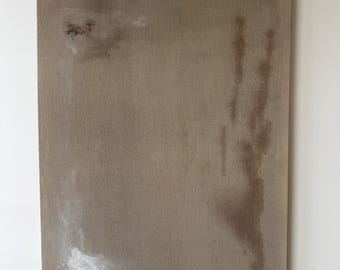 Wabi-Sabi Abstract Painting: 30x40 Linen Canvas, Neutral Modern Art