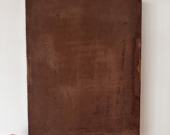 Textured Abstract Painting: 12x16 Wabi-Sabi Wall Art