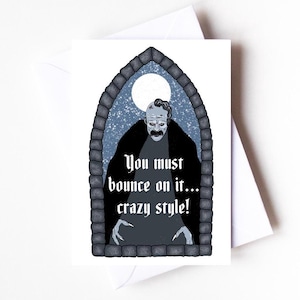 Biglietto di San Valentino ispirato al vampiro Nosferatu Count Orlok "Devi rimbalzarci sopra"