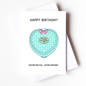 Polly Pocket 90’s toy inspired birthday card