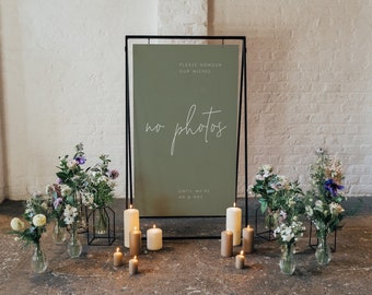 Large Wedding Sign - Unplugged Wedding- Minimalist Sign - Reception Signs - Large Welcome Sign - Wedding Welcome Sign