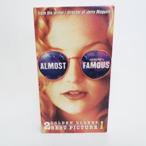 Almost Famous VHS Movie Cameron Crowe Kate Hudson Former Blockbuster Video Rental