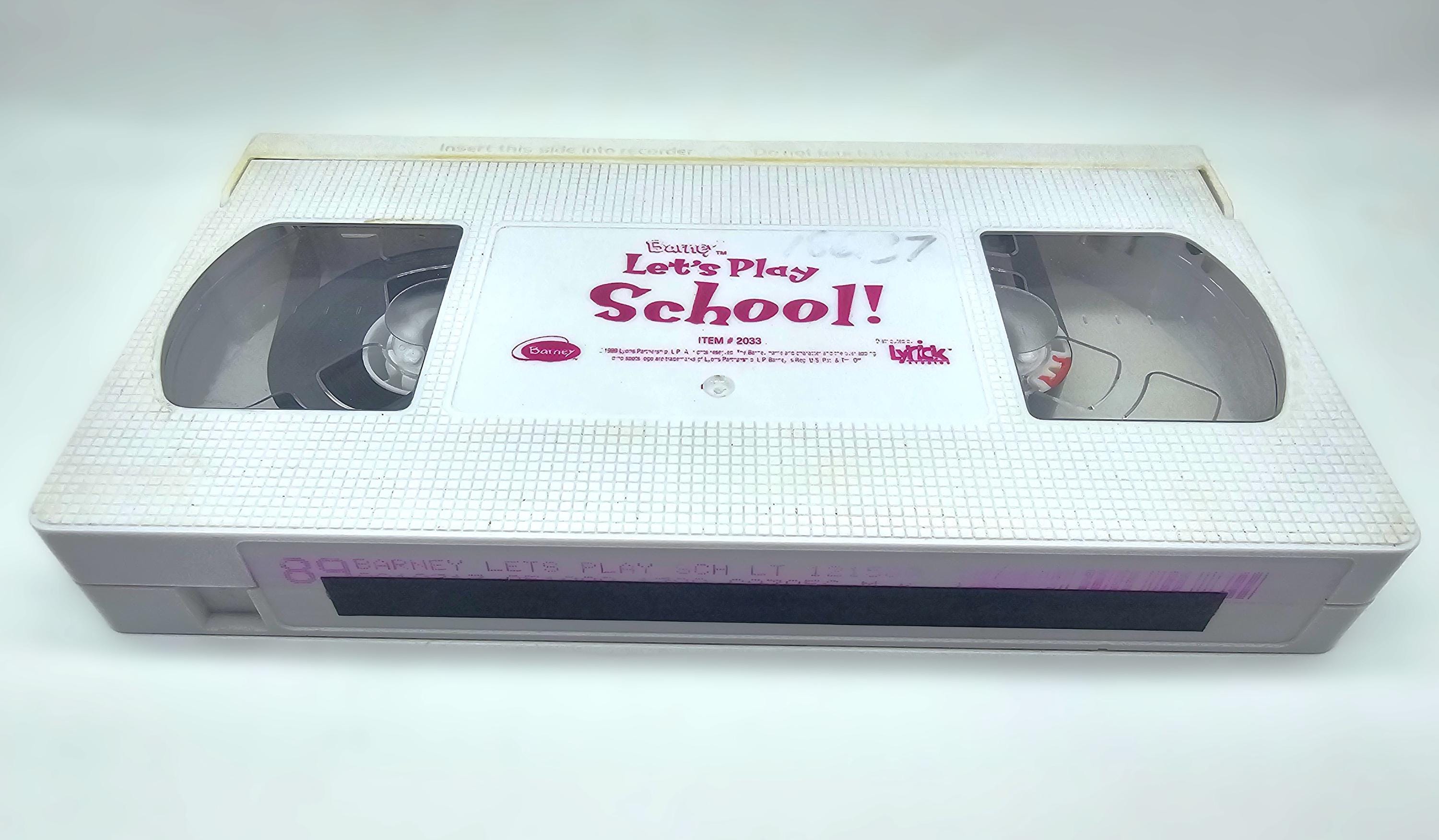Barney Let's Play School VHS Classic Collection Video Vintage Kids