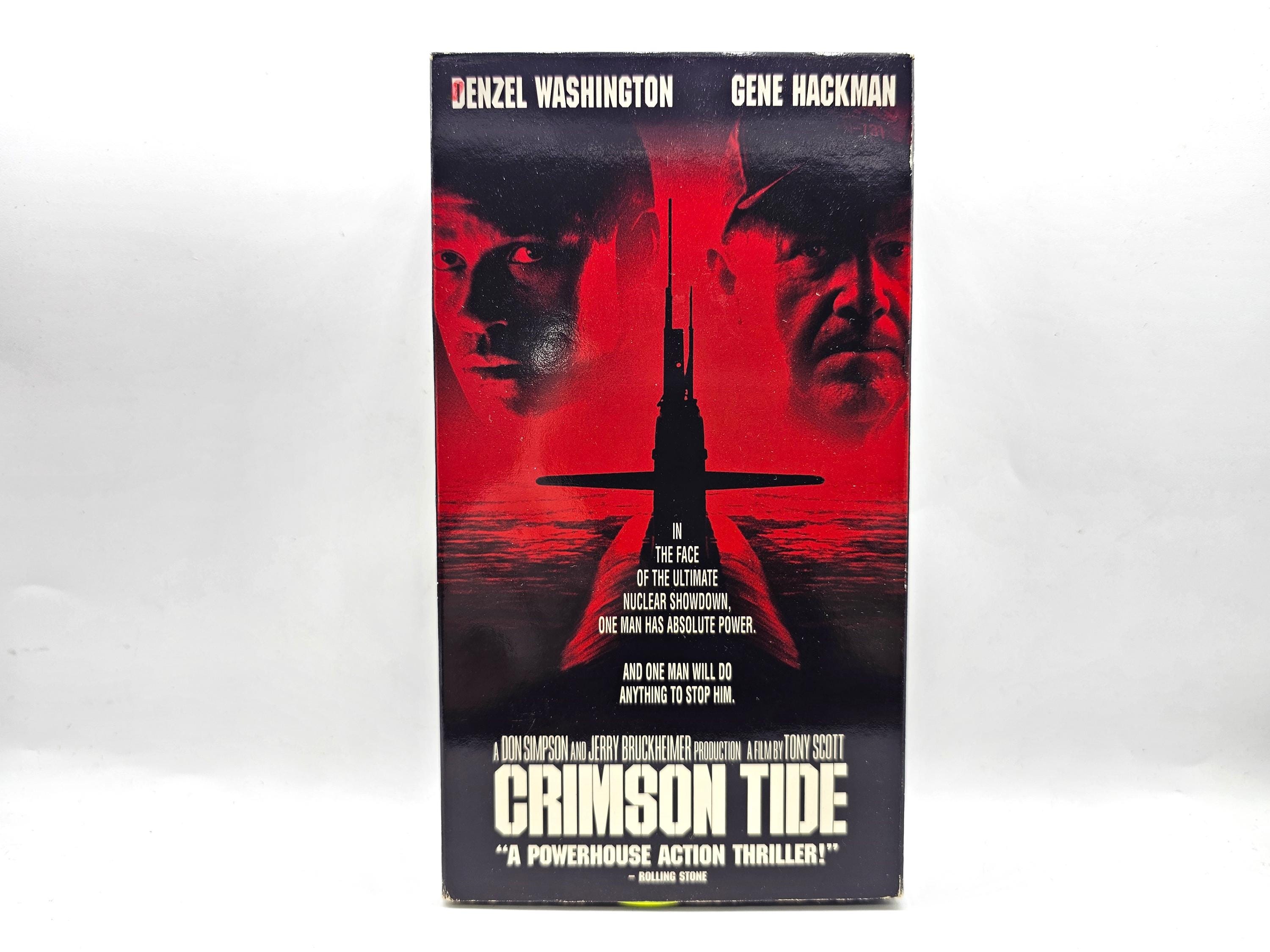Crimson Tide VHS Movie Vintage Gene Hackman Denzel Washington Home