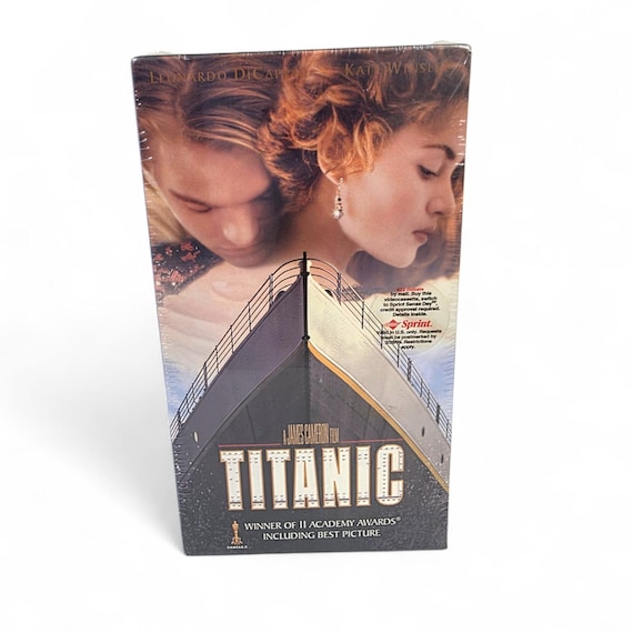 Titanic VHS Two Cassette 2-Tape Set NEW James Cameron Film Sealed Watermark