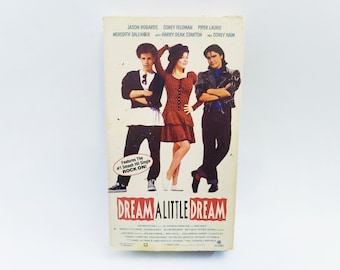 Dream A Little Dream VHS Movie Vintage 1988 Vestron Video Corey Haim Corey Feldman Former Wherehouse Rental Videocassette
