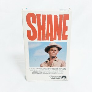 Vintage Shane Movie Beta 6522 Video Cassette Tape Betamax
