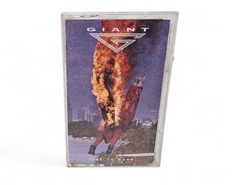 Giant Time To Burn Cassette Tape Vintage Epic Records ET48509 Hard Rock Album