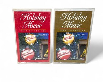 winston cigarettes christmas cassette Holiday Music 1992 Collection Volume 2 Winston cigarettes advertisements hi-res stock