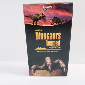 When Dinosaurs Roamed America VHS Discovery Channel Video