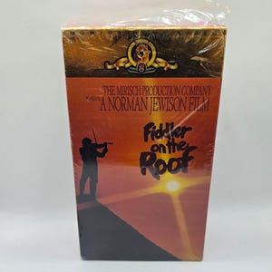 Fiddler On The Roof VHS 2-Tape Set Vintage Movie Videocassette MGM Home Video