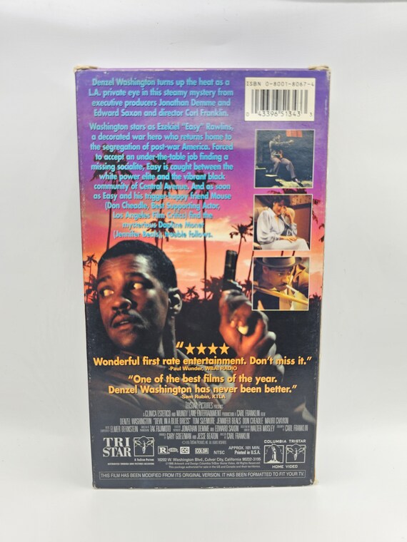 Devil in A Blue Dress VHS Movie Denzel Washington Vintage Videocassette Columbia Tristar Home Video - Etsy Devil in A Blue Dress VHS Movie Denzel Washington Vintage Videocassette Columbia Tristar Home Video - Etsy