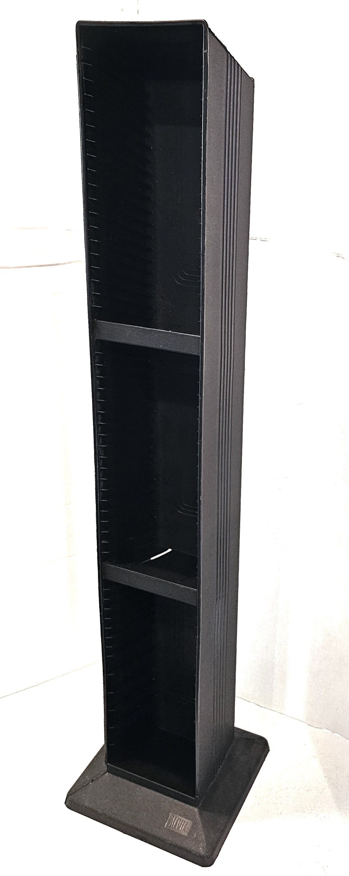 Vintage Alpha 60 CD Display Tower Stand Compact Disc Holder Case
