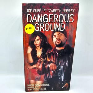 Dangerous Ground VHS Movie Vintage Ice Cube Elizabeth Hurley