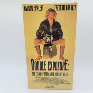 Double Exposure The Story Of Margaret Bourke-White VHS Movie Vintage Farrah Fawcett 1989 Turner Home Entertainment Videocassette Tape