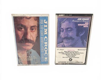 Jim Croce Cassette Tapes Photographs & Memories Greatest Hits Bad Leroy Brown