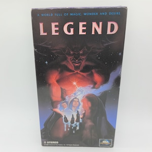 Legend VHS Movie Vintage Tom Cruise Vintage 80&#39;s Film MCA Home Video