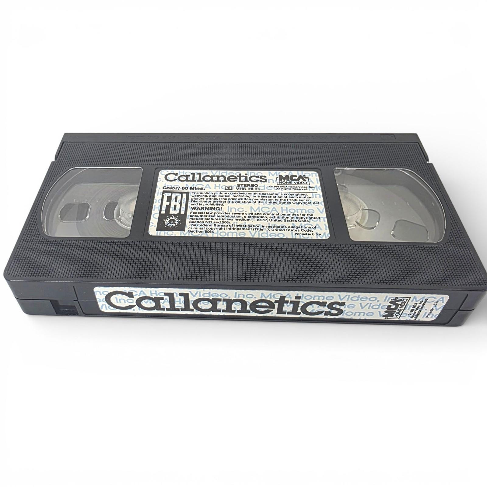 Callanetics VHS Callan Pinckney Vintage Exercise Retro 80's Fitness ...